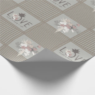 Papier Cadeau Ananas de son oeil, Tropical Romance envelopper ca