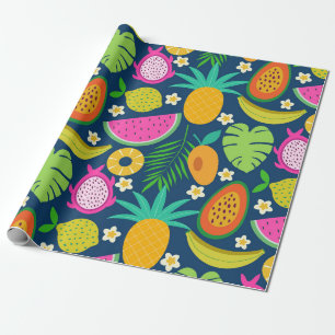 Papier Cadeau Ananas tropical Banana