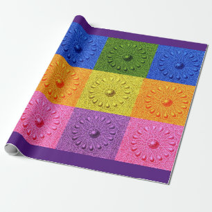 Papier Cadeau ancien motif moyen-oriental