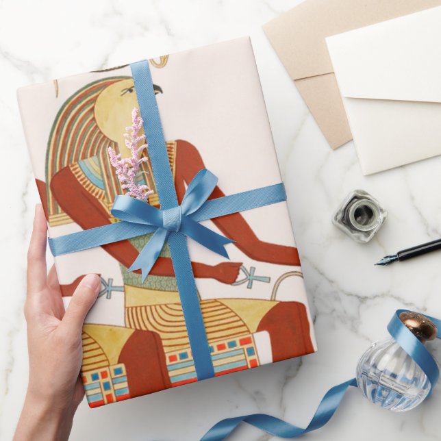 Papier Cadeau Ancien papier motif d'art égyptien (Cadeaux)