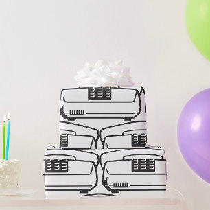 Papier Cadeau Ancien symbole téléphonique