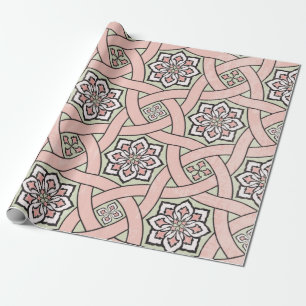 Papier Cadeau Ancient tile ornamental background,seamless patter