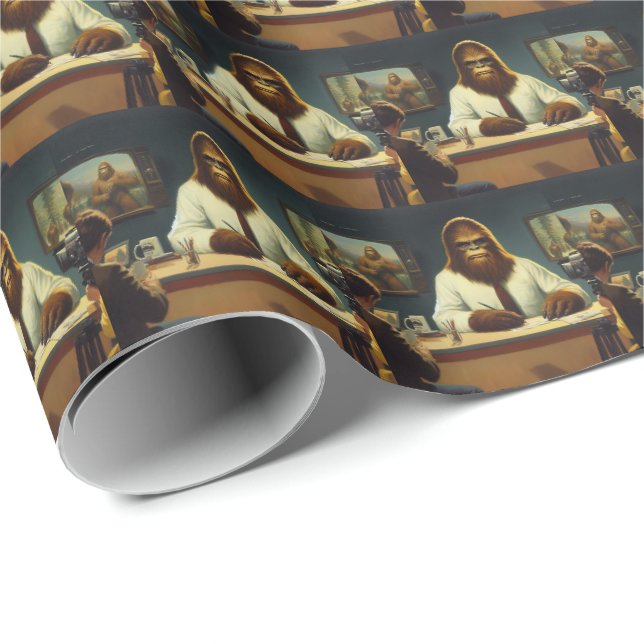 Papier Cadeau Ancre Bigfoot News (Coin rond)