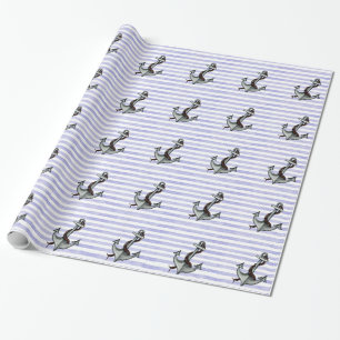 Papier Cadeau Ancre du navire nautique