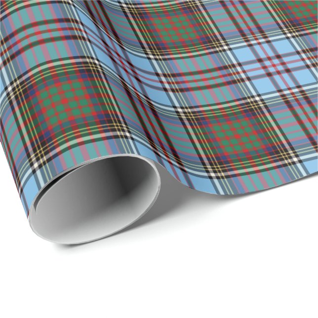 Papier Cadeau Anderson Clan Tartan (Coin rond)