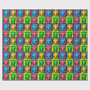 Papier Cadeau Andy Warhol Skibidi Toilette Pop Art