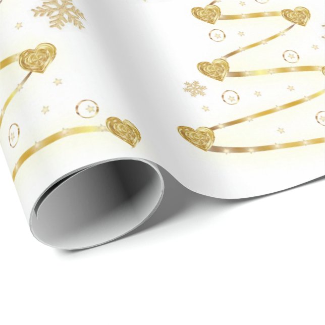 Papier Cadeau Ange Papier à enveloppement Noël (Coin rond)