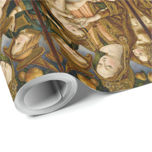 Papier Cadeau Anges de Jésus-Christ de Madonna élégants
