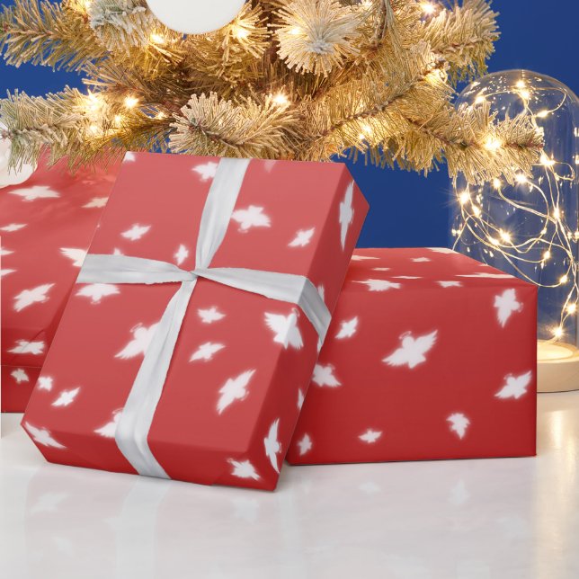 Papier Cadeau Anges de Noël (Vacances)