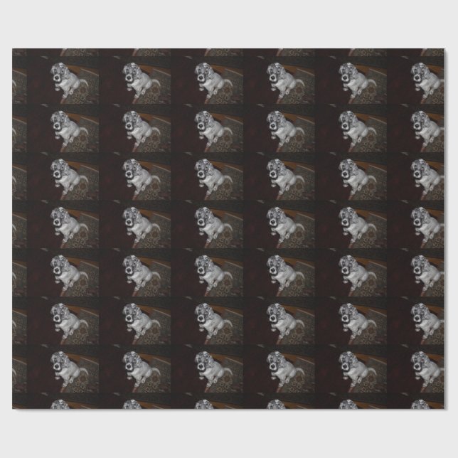 Papier Cadeau Anglais Setter Puppy (Plat)