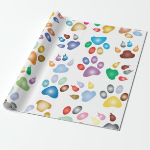 Papier Cadeau Animal prismatique prismatique