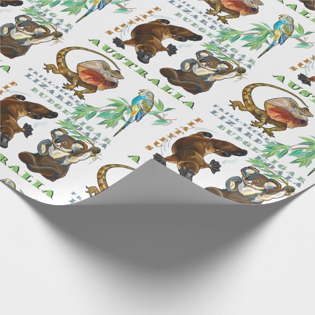 Papier Cadeau animal unique en Australie (Coin)