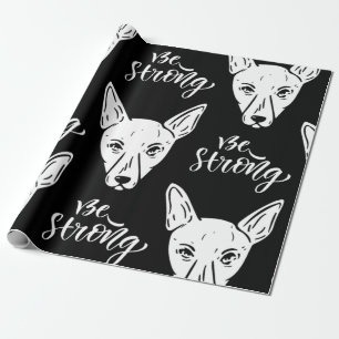 Papier Cadeau Animaux motifs Chiens forts Adieu