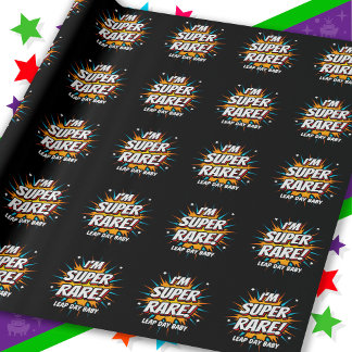 Papier Cadeau Année bissextile Anniversaire 29 février Jour biss