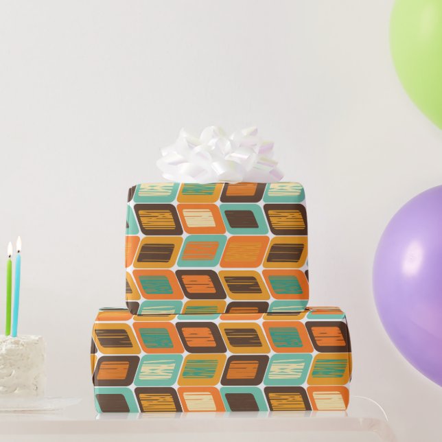 Papier Cadeau Années 1970 (Cadeaux de fête)