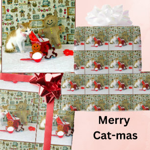 Papier Cadeau Annie's Gingerbread Cookies - Chat / Kitten