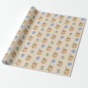 Papier Cadeau Anniversaire Animal Cute Meerkat Anniversaire de e