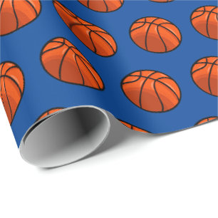 Papier Cadeau Anniversaire Basketball Thème Sport
