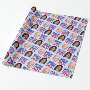 Papier Cadeau Anniversaire de Biden Harris 2024
