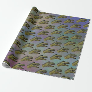 Papier Cadeau Anniversaire de Dinosaur - Jurassic Tyrannosaurus 
