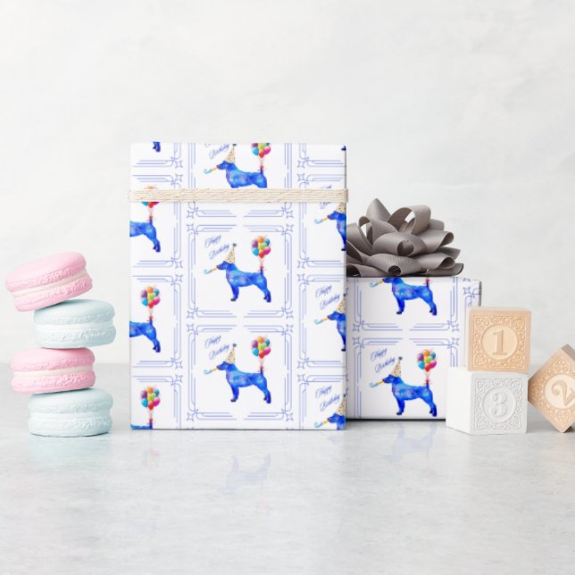 Papier Cadeau Anniversaire de Jack Russell Terrier (Baby Shower)