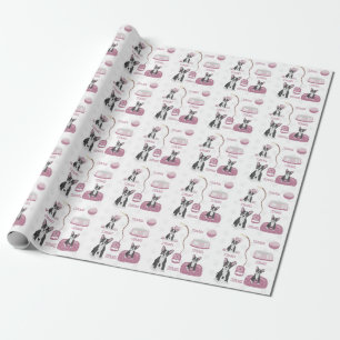 Papier Cadeau Anniversaire du Bulldog français