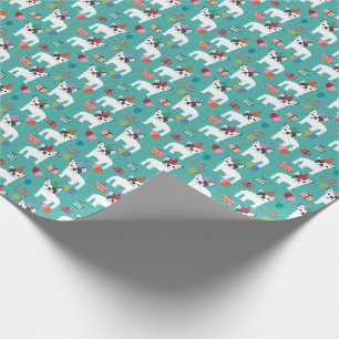 Papier Cadeau Anniversaire français du Bulldog