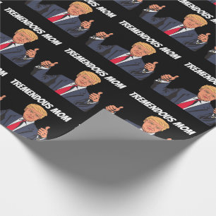 PAPIER CADEAU ANNIVERSAIRE MAMAN DONALD TRUMP