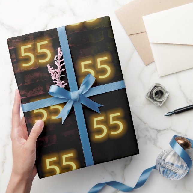 Papier Cadeau Anniversaire Neon 55 Connexion en brique (Cadeaux)