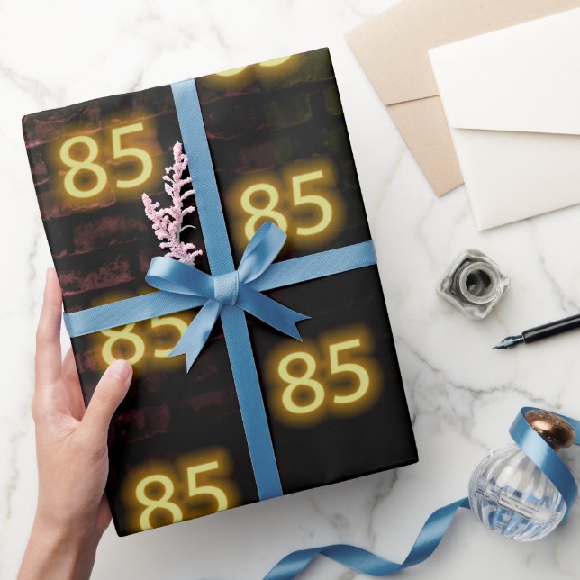 Papier Cadeau Anniversaire Neon 85 Connexion en brique (Cadeaux)