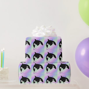 Papier Cadeau Anniversaire personnalisé de la baleine tueuse Orc