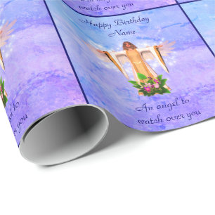 Papier Cadeau Anniversaire personnalisé Guardian Angel