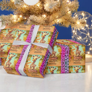 Papier Cadeau Anniversaire pour 4 ans