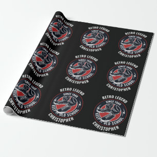 Papier Cadeau Anniversaire Retro Légende Basket Vintage Mug