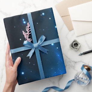 Papier Cadeau Anniversaire Rêves Interstellaires