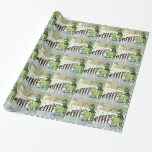 Papier Cadeau Anthropologie Évolution Police Aligner Drôle