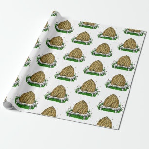 Papier Cadeau Antique ruche