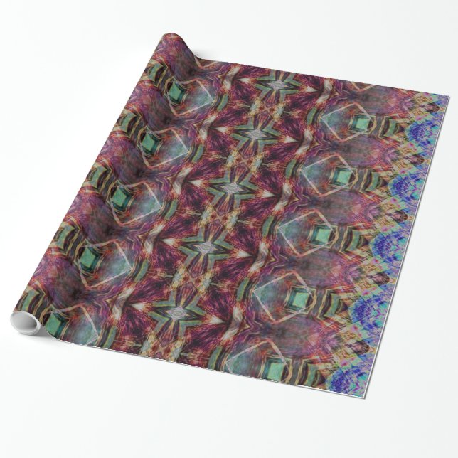 Papier Cadeau anytime party / american style gift wrap  (Déroulé)