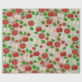Papier Cadeau “Apple of My Eye” Stipple Art Wrapping Paper