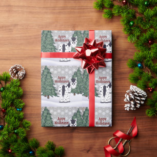 Papier Cadeau Appy Holidays Leopard Appaloosa Horse Christmas