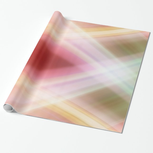 Papier Cadeau Aquarelle Abstraite Elégante peinte à la main (Déroulé)