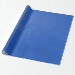 Papier Cadeau Aquarelle bleue royale