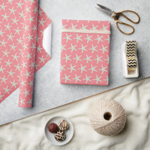 Papier Cadeau Aquarelle de corail Starfish
