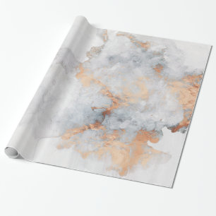 Papier Cadeau Aquarelle de granit gris de la carrière de cuivre