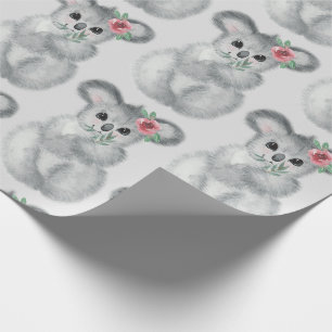 Papier Cadeau Aquarelle de l'ours Koala Cute Enveloppement moder