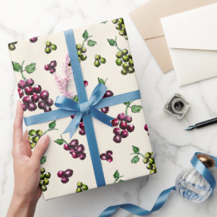Papier Cadeau Aquarelle élégante illustrée à la main