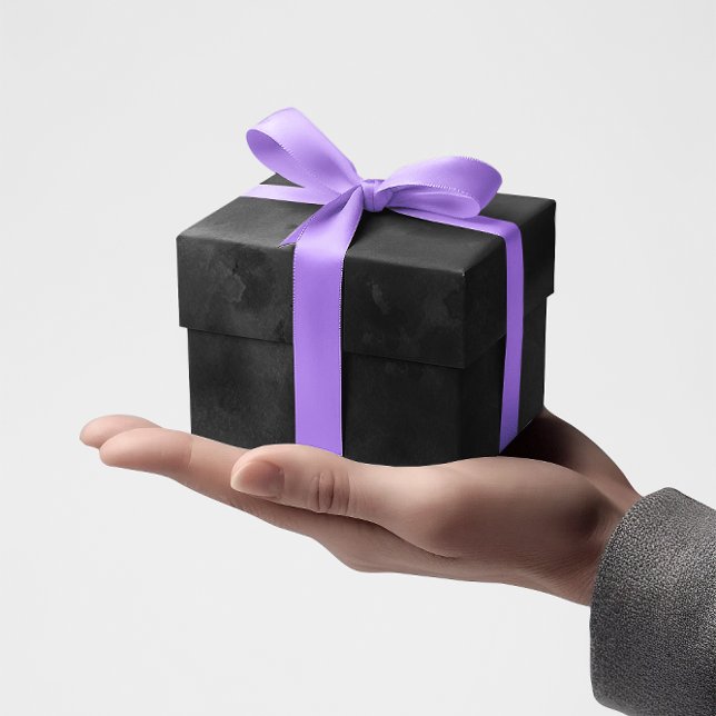 Papier Cadeau Aquarelle grise et noire (Black Watercolor Wrapping Paper)