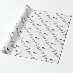 Papier Cadeau Aquarelle Koi Fish