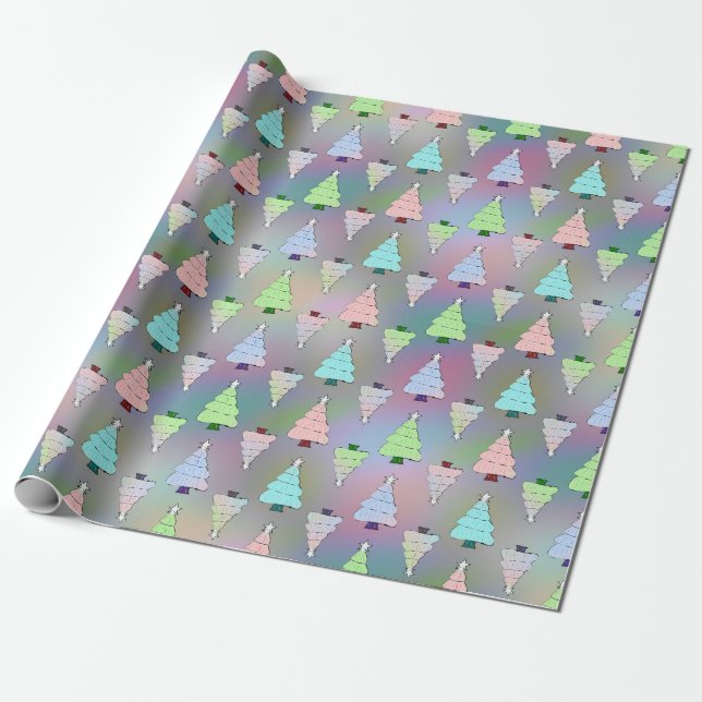 Papier Cadeau Aquarelle magique Rouleau de papier d'emballage de (Déroulé)