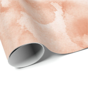 Papier Cadeau Aquarelle Peach       